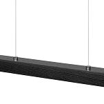 Dimmbare LED schwarze Hängeleuchte Eschenholz LED100KB-3K-SCHWARZ Pendelleuchte Höhenverstellbar Esstischlampe Hängelampe Pendellampe - 3