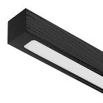 Dimmbare LED schwarze Hängeleuchte Eschenholz LED100KB-3K-SCHWARZ Pendelleuchte Höhenverstellbar Esstischlampe Hängelampe Pendellampe - 8
