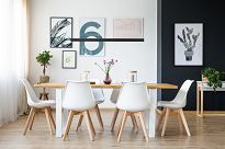 Dimmbare LED schwarze Hängeleuchte Eschenholz LED100KB-3K-SCHWARZ Pendelleuchte Höhenverstellbar Esstischlampe Hängelampe Pendellampe - 6