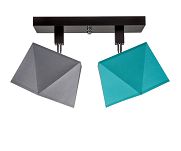 Deckenstrahler Deckenlampe DIA21GRTUDPR Deckenleuchte Grau Türkis - 2