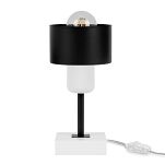 Schwarze Tischlampe aus Holz TI-SC10x10WE Tischleuchte - 2