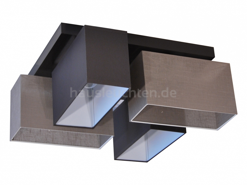 Deckenlampe JLS4126D DUNKEL BRAUN GRAU günstig online kaufen Deckenlampe HausLeuchten JLS4126D, Deckenleuchte, Leuchte