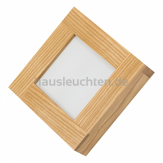 LED-Panel aus Holz Rustikal Wandleuchte PLA2020-4K-RUSTIKAL 18W Wandlampe 20x20x5H cm