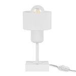 Weiße Tischlampe aus Holz TI-WE10x10WE Tischleuchte - 2