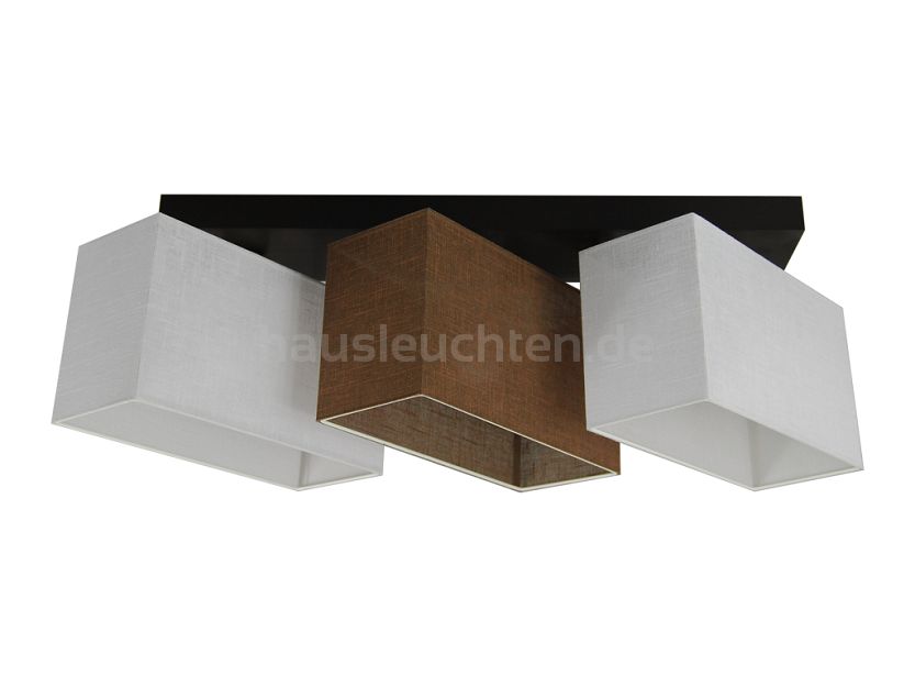 Deckenlampe JLS31WEBRD WEIß  BRAUN 