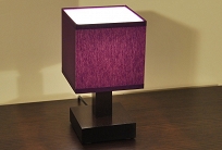 Tischlampe Violett