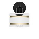 Schwarze Wandlampe mit weißem Lampenschirm WAND-TI-1010SC-WE Wandleuchte - 4