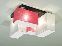 Deckenlampe Deckenleuchte mit Blenden BLEJLS44FUWED FUCHSIE WEIß  - 2