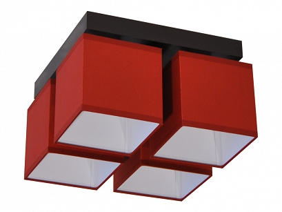 Deckenlampe LLS418D BORDEAUXROT 