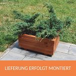 Pflanzkasten NUSS Pflanzkübel aus Holz AB60KAN4030NU 60 x 40 x 30 cm 60KAN4030NU - 3