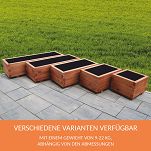 Pflanzkasten NUSS Pflanzkübel aus Holz AB60KAN4030NU 60 x 40 x 30 cm 60KAN4030NU - 5