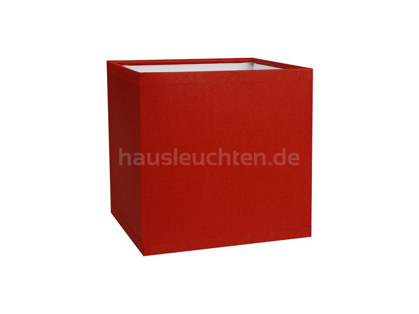 Lampenschirm 12x12x12H L8 BORDEAUXROT 