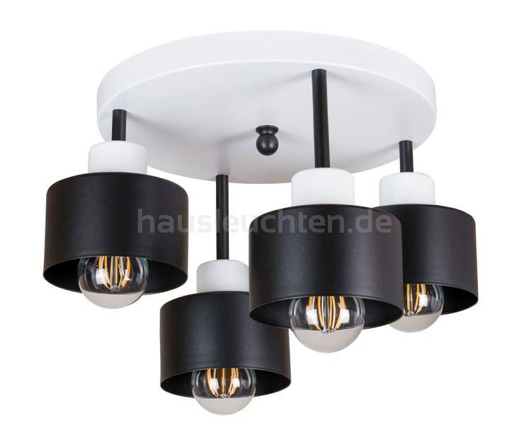 Weiße Deckenlampe 4OST3030WE Deckenleuchte 4-flammig