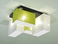Deckenlampe Deckenleuchte mit Blenden BLEJLS447WED HELLGRÜN WEIß  - 2