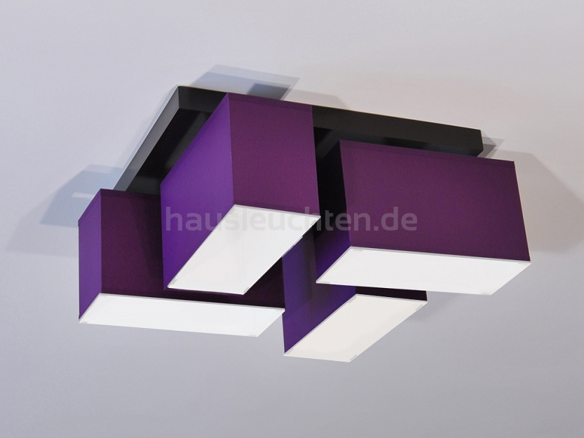 Deckenlampe Deckenleuchte mit Blenden BLEJLS419D VIOLETT 