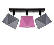 Deckenstrahler Deckenlampe DIA31GRRODPR Deckenleuchte Grau Rosa - 2