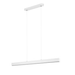 Dimmbare LED Hängeleuchte WI76LED-3K-WEIß Pendelleuchte Höhenverstellbar Esstischlampe Hängelampe Pendellampe