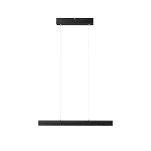 Dimmbare LED schwarze Hängeleuchte Eschenholz LED60KB-3K-SCHWARZ Pendelleuchte Höhenverstellbar Esstischlampe Hängelampe Pendellampe - 4