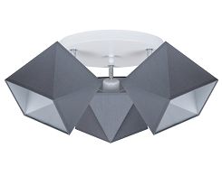 Deckenstrahler Deckenlampe GRGRGR-PR3030WE Grau