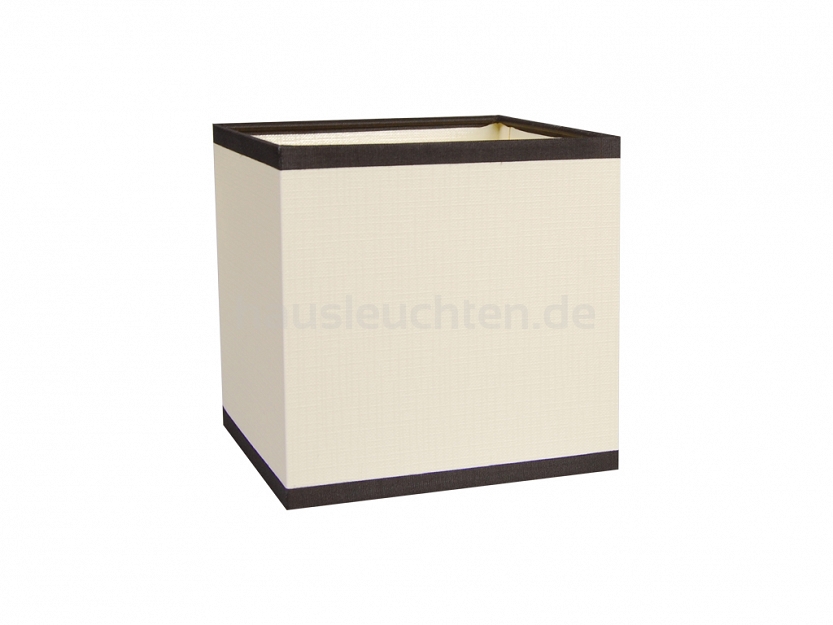 Lampenschirm 12x12x12H L0W ECRU