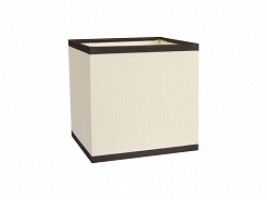 Lampenschirm 12x12x12H L0W ECRU