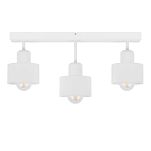 Weiße Deckenlampe aus Holz WE50x7WE Deckenleuchte 3-flammig - 2