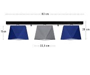 Deckenlampe DIA32BLGRD Deckenleuchte Blau Grau - 3