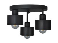 Schwarze Deckenlampe OST3030SC Deckenleuchte 3-flammig - 2