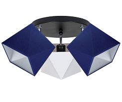 Deckenstrahler Deckenlampe BLWEBL-PR3030SC Blau Weiß Blau