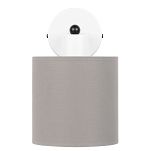 Weiße Wandlampe mit grauem Lampenschirm WAND-CL-1010WE-GR Wandleuchte - 4