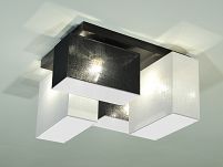 Deckenlampe Deckenleuchte mit Blenden BLEJLS44SCWED SCHWARZ WEIß  - 2