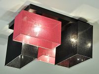 Deckenlampe JLS44FUSCD FUCHSIE SCHWARZ  - 2