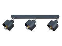 Anthrazite Deckenstrahler Deckenlampe 3PRST6005AN Deckenleuchte 3-flammig - 2