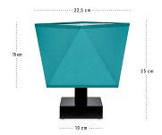 Tischlampe DIALN2TUD Nachttischleuchte Türkis - 3