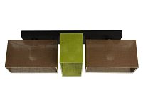 Deckenlampe JLS31BR7D BRAUN HELLGRÜN  - 3