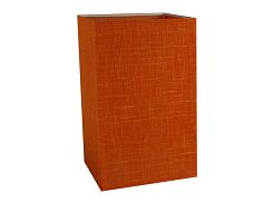 Lampenschirm 12x12x20H COR ORANGE 
