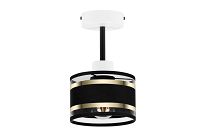 Weiße Deckenspot Deckenlampe mit schwarzem Lampenschirm TI-1010WE-SC Deckenleuchte - 3