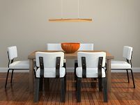 Dimmbare LED Hängeleuchte Eschenholz LED60KB-3K-RUSTIKAL Pendelleuchte Höhenverstellbar Esstischlampe Hängelampe Pendellampe - 6