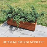 Pflanzkasten NUSS Pflanzkübel aus Holz AB100KAN4030NU 100 x 40 x 30 cm 100KAN4030NU - 3
