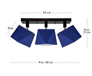 Deckenstrahler Deckenlampe DIA31BLBLDPR Deckenleuchte Blau - 3