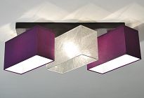 Deckenlampe JLS3195D VIOLETT SILBERN  - 2