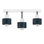 Anthrazite Deckenlampe aus Holz AN50x7WE Deckenleuchte 3-flammig - 2