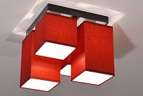 Deckenlampe LLS428D BORDEAUXROT  - 2