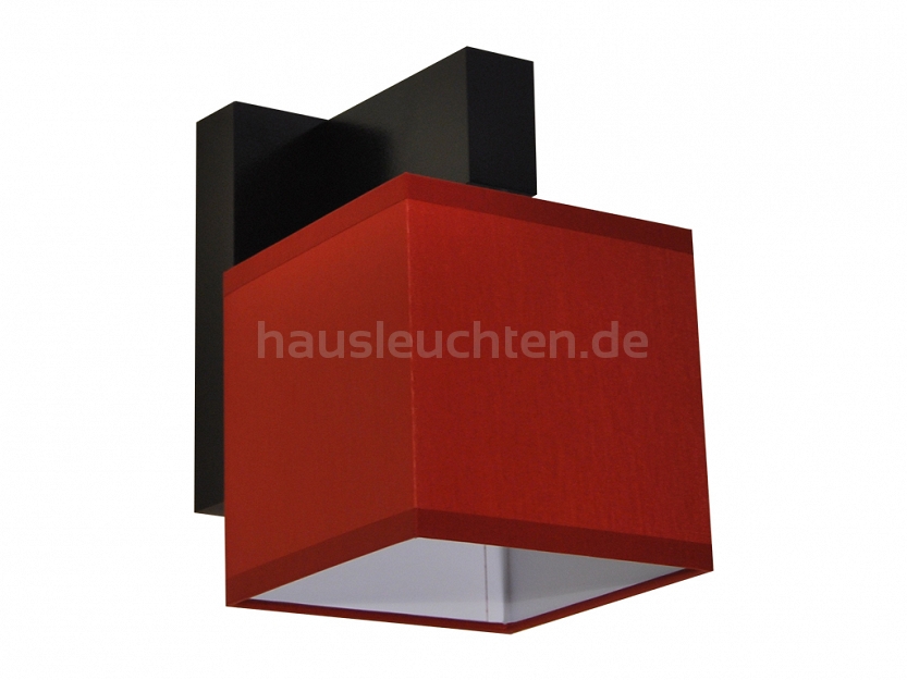 Wandlampe Bordeauxrot