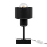 Schwarze Tischlampe aus Holz TI-SC10x10SC Tischleuchte - 3