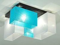 Deckenlampe JLS44TUWED TÜRKIS WEIß  - 2