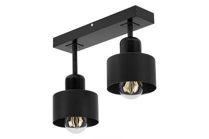 Deckenleuchte 3-flammig Aus Massivholz – Modernes Design Mit Leinenschirmen Für Wohnzimmer & Schlafzimmer | HELLGRÜN/SCHWARZ