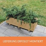 Pflanzkasten EICHE Pflanzkübel aus Holz AB100KAN4030EI 100 x 40 x 30 cm 100KAN4030EI - 3