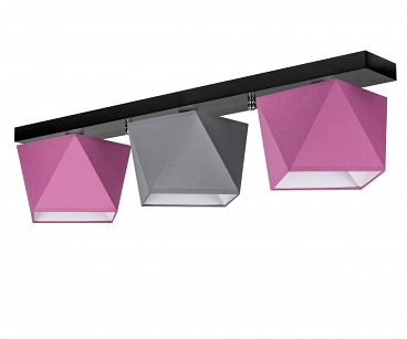 Deckenlampe DIA32ROGRD Deckenleuchte Rosa Grau