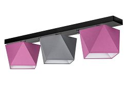 Deckenlampe DIA32ROGRD Deckenleuchte Rosa Grau